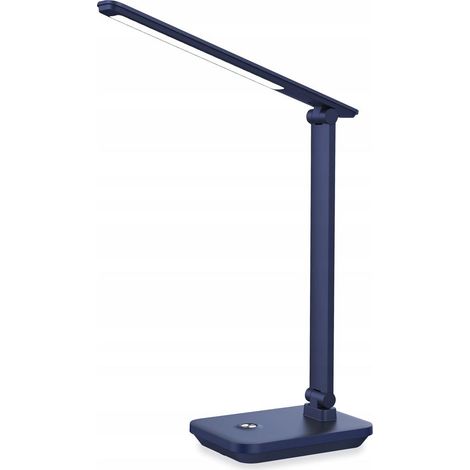Platinet Lámpara de escritorio recargable azul marino moderna