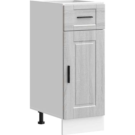 Maison Exclusive - Mueble bajo de cocina porto gris sonoma madera