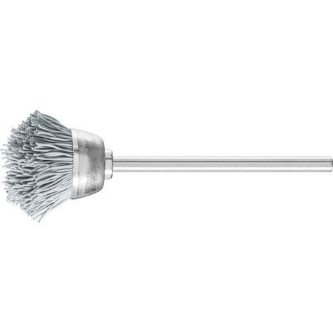 PFERD TOOLS Miniatur- Topfbürste TBU Ø18 mm Schaft-Ø2,34 mm SiC-Filament-Ø0,25 Korn 800 10 Stk