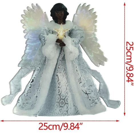 Décorations saisonnières et de fête pendentif ange cime sapin de Noël ange blanc déco maison ornement sapin de Noël ornement suspendu (1/5)