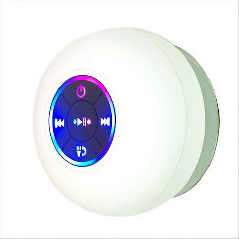 Portable Résistant à l Eau Bluetooth Shower Enceinte avec Suction Cup (1/5)