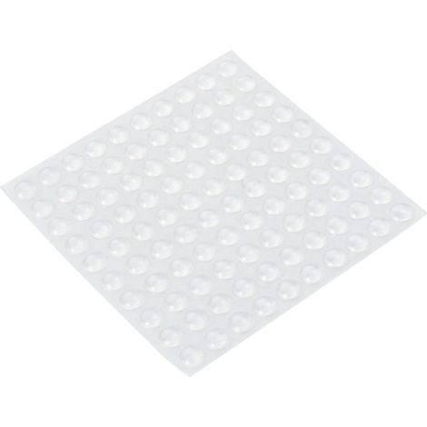 VALICLUD 100 pièces Patins antidérapants en silicone transparent, (1/5)