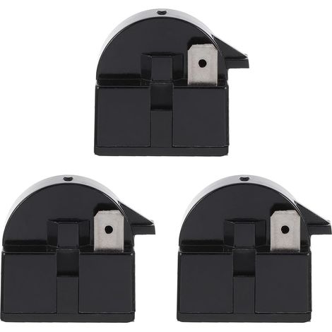 Relais de Démarrage pour Réfrigérateur Compact 1pin 220v 22ohm Noir (1/5)