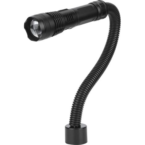 Verstellbare LED-Arbeitsleuchte mit Schwanenhals und Magnetfuß für CNC-Drehmaschinen, US-Stecker 110–220 V