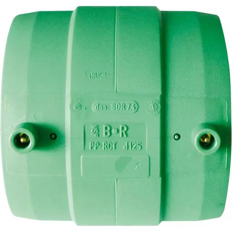 MANICOTTO ELETTRICO IN PPR SERIE TIGRIS GREEN - Ø90  - WAV