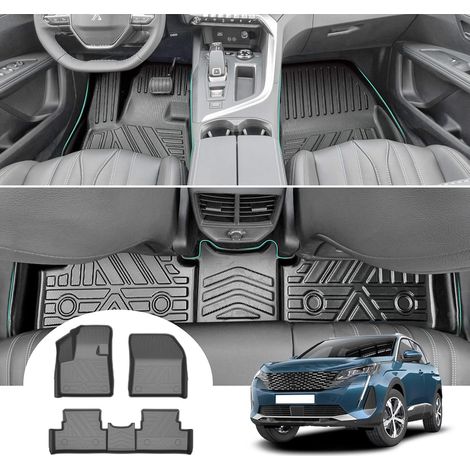 GAFAT 3008 II 2016-2023 2024 Floor Mats, 3008 2024 Rubber Floor Mats, 3D Sweep TPE High Edge, 3008 Accessories [Not for Hybrid PHEV] (1/5)