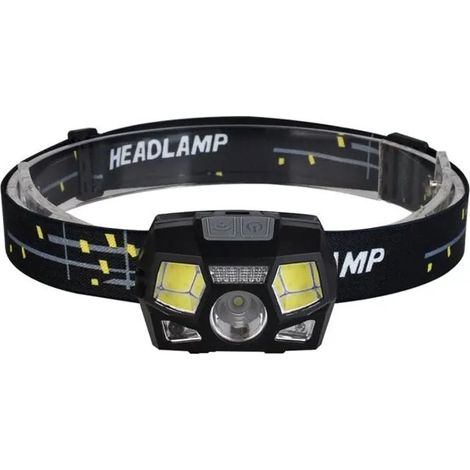 Lampe Frontale LED Rechargeable USB 5 Modes dclairage avec Dtecteur de Mouvement YYV (1/4)