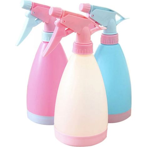 Arrosoir arrosoir arrosoir main pression désinfection arrosoir 3 pièces adapté à l'irrigation de pot de jardin intérieur et extérieur à la maison (A4 rose + A4 bleu + A4 beige 500 ml) (1/5)