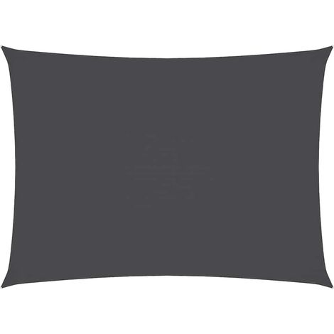 Maison Exclusive - Toldo de vela rectangular tela Oxford gris ant (1/5)