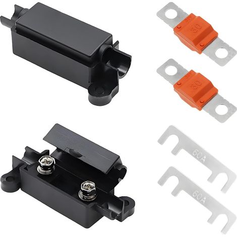 2 x 30A Car Fuse Holder, Waterproof Fuse Holder for Cars, Trucks, Agricultural Vehicles, Construction, Buses, Caravans (1/5)