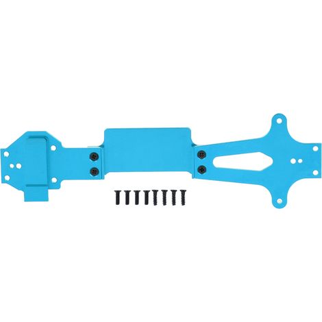 Pièces détachées et accessoires pour châssis de deuxième étage, compatibles WLtoys 144001, voiture RC 1/14, bleu. (1/5)