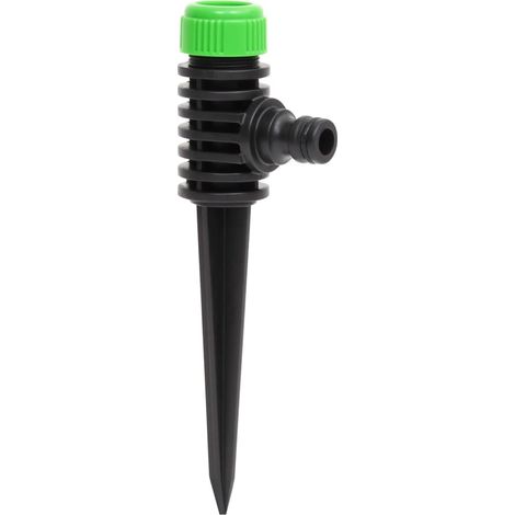 Maison Exclusive - Irrigatori Rotanti 6 pz Verdi e Neri 3x6x19,5 cm ABS e PP