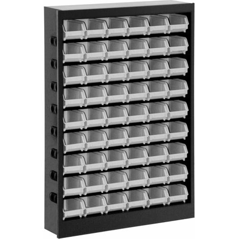 armadio metallico con 54 contenitori