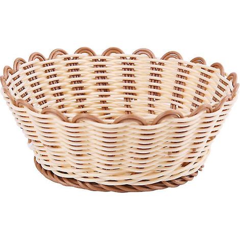 1 panier de rangement en rotin synthétique