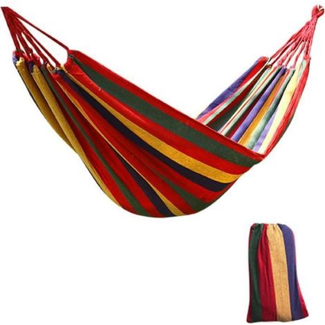 Hamac D'extérieur de Camping, Hamac d'arbre Portable, Hamac de Jardin, Hamac Suspendu, pour Jardin, Balcon, pour Une Personne (1/4)