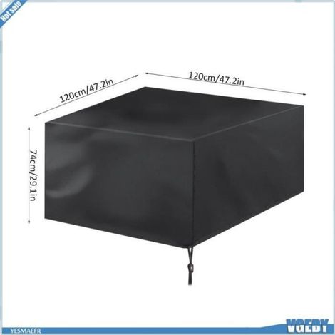 Housse de protection - - Table de Jardin - Imperméable - Anti-poussière - 6 Tailles Disponibles (1/4)