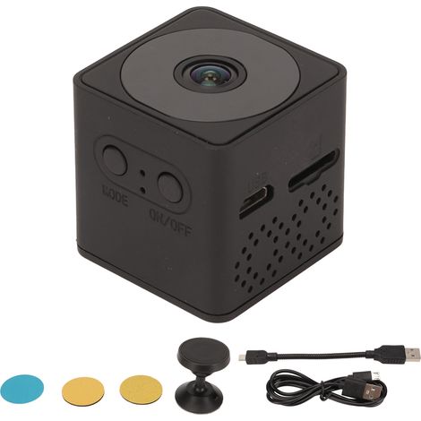 Caméra de Sécurité Sans Fil Mini HD 1080P Vision Nocturne Surveillance Domestique avec Application (1/5)