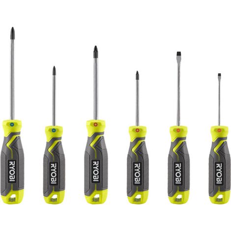 Ryobi 6pc Screwdriver Set RHSDS6PC