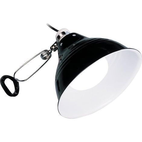 Terrarienlampe, Metallreflektor, Keramikfassung, 21 cm, für Reptilien (1/5)