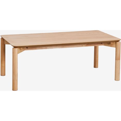 SKLUM Rechteckiger Couchtisch 120x60 cm aus MDF mit Eichenfurnier Munden Braun Eiche (1/5)