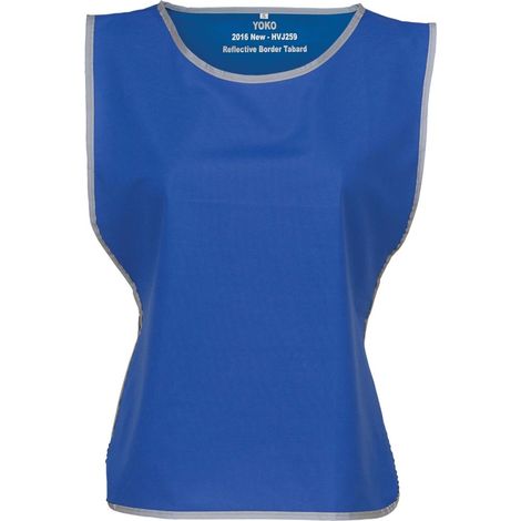 Chasuble Haute Visibilité à bordure réfléchissante Yoko Bleu Royal S - M.