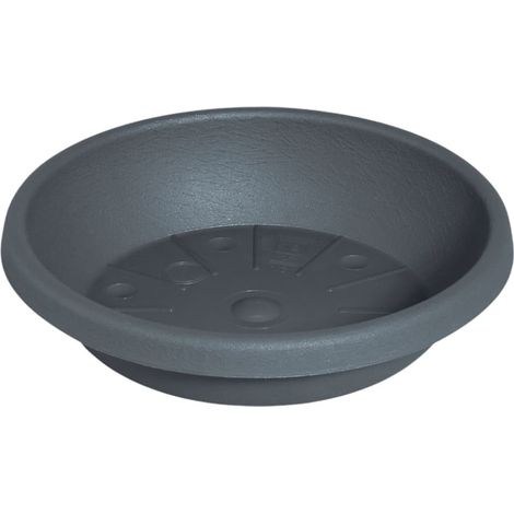 Blumentopfuntersetzer, Pflanzuntersetzer, anthrazit, Ø 53cm, Kunststoff
