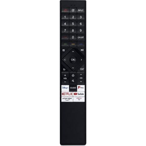 Télécommande TV compatible avec Hisense ERF6P64H, sans commande vocale (1/5)