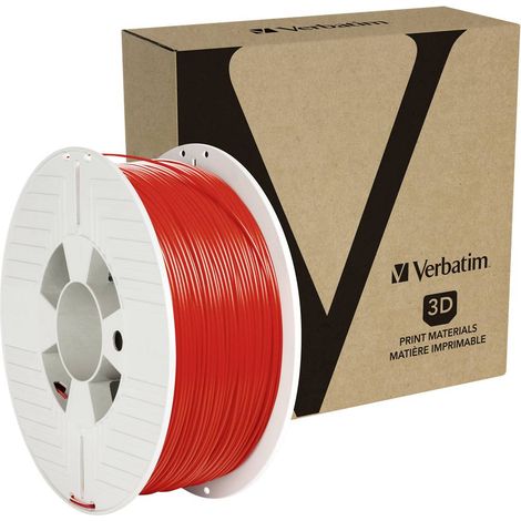 Verbatim 55053 Filamento per stampante 3D PETG 1.75 mm 1 kg Rosso 1 pz. (1/4)