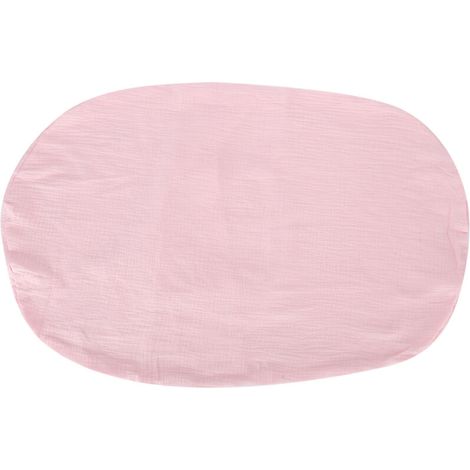 Housse de transat bébé respirant, portable et lavable, rose clair pour nouveau-né (1/5)