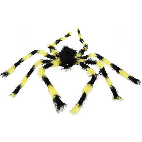 1 Stück Plüschspinne für Halloween-Dekorationen