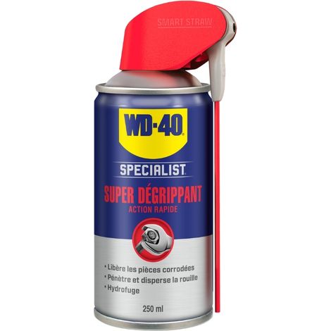 Wd40 Company – Spray nettoyant à usages multiples 250 ml – Nettoyant de contact lubrifiant – Pour surfaces métalliques et plastiques – Aérosol