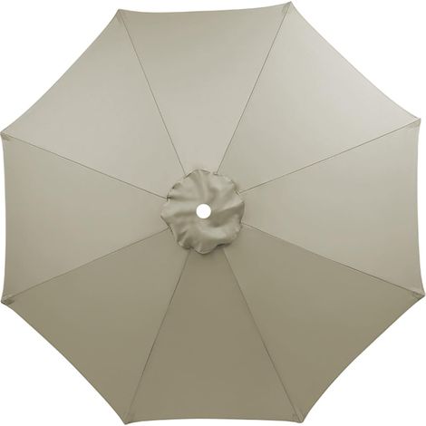 Auvent Housse de Rechange,3m Dessus De Parapluie De Remplacement pour 6/8Bras,Auvent de rechange pour parasol de terrasse,Convient Pour Le Jardin De La Cour(Support parapluie et base non inclus) (1/5)