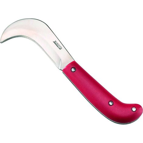 Roncola Lama In Acciaio Al Carbonio Manico In Plastica - cm.14 - 33010