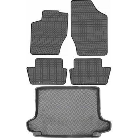 Peugeot 308 I SW Kombi de 2008 a 2013. Juego de alfombrillas de goma para coche y maletero. (1/5)