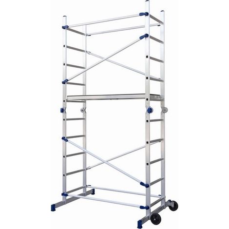 Echafaudage modulable roulant aluminium 3.80m - MODALU