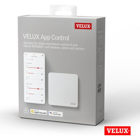 Contrôle à distance VELUX pour fenêtres de toit, stores et volets électriques – Compatible Apple Homekit et Hey Google – Automatisation et programmation