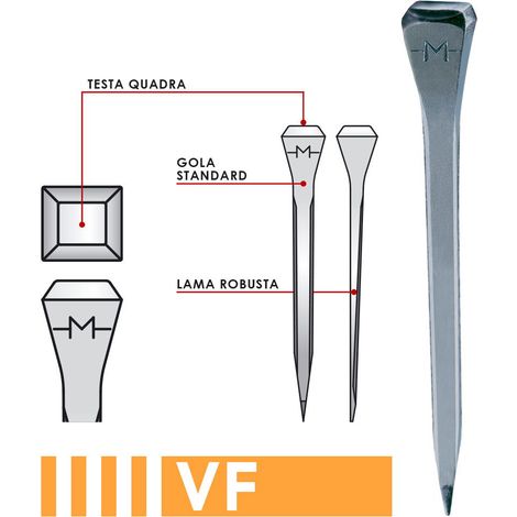 VF5 47 mm - à partir de 100 pcs: Mondial Clous pour Marche à Cheval VF