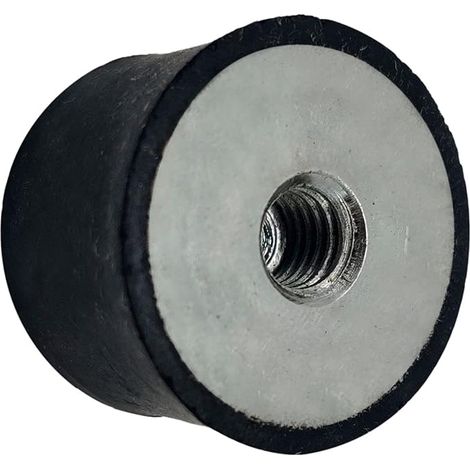 Silent Block M6 Anti Vibration Female X Female 20x20 MM 12 Pcs Rubber for Silent Electrogene Group Car Compressor Air Conditioner on Metal Bracket (1/5)