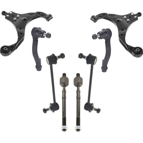 KIT BRACCIO OSCILLANTE 8 PEZZI COMPATIBILE CON KIA SPORTAGE II (JE, KM) 2.0 CRDi 01.2 / Kit Sospensione Completo OE/OEM / Bracci Oscillanti + Testine Sterzo / Sostituzione Diretta OEM