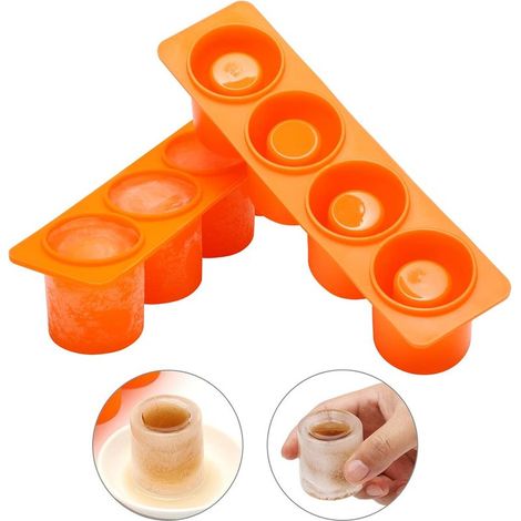 2 PCS Moule, moule en siliCône souple pour popsicle DIY, cocktail, whisky, bonbons, chocolat, moule-Fei Yu (1/5)