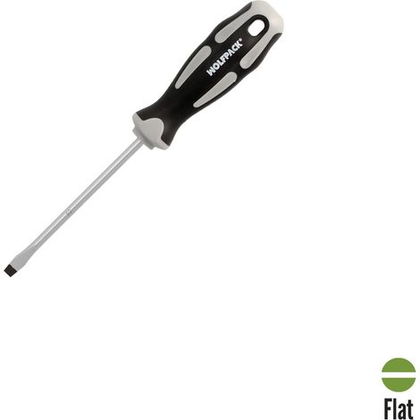 Cacciavite piatto stampato in acciaio S2 - 1,0 x Ø 5,5 x 100 mm (1/5)