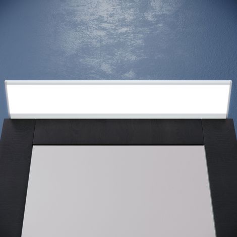 SONNI Wandleuchten für Badezimmer 159-Grad-Festwinkel, Moderne LED Wandleuchte mit 12W Weißlicht 6000K Farbtemperatur Wandschaltersteuerung, 80 x 350 mm.