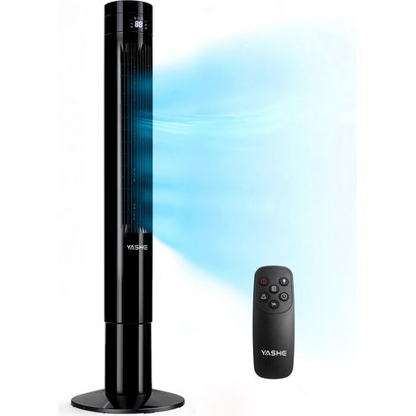Ventilateur tour numérique, 3 vitesses, 3 modes -oscillation-minuterie-télécommande
