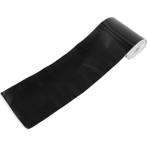 mattschwarze, selbstklebende Autoklebefolie, 10 cm x 10 m (1/5)
