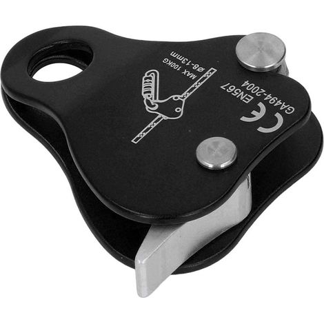 Bloqueur de Corde d'escalade, Alliage D'Aluminium Autobloquant 8-13mm Bloqueur de Corde d'escalade pour Escalade en Plein Air Alpinisme(Le Noir) Outils d'alpinisme (1/5)