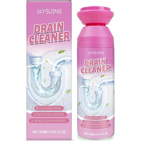 Déboucheur de canalisations puissant 500 ml pour douche, lavabo et toilettes - Solution ultime pour déboucher les toilettes (1/3)