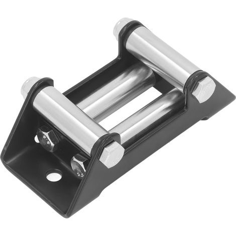 Treuil rouleau guide-câble guide 4 voies acier haute résistance 4500LB (1/5)