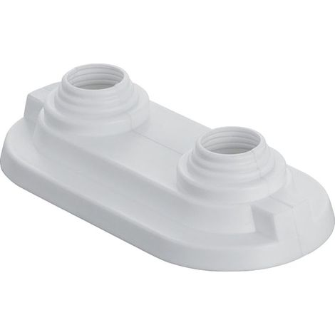 Geberit Doppelrosette PS, di 14/15/16/18/20mm, Reinweiß (1/5)