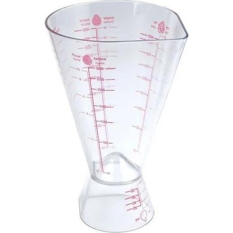 Mastrad Messbecher Reverso Grau Transparent 420 ml