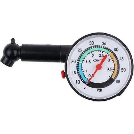 Manomètre de pression des pneus, manomètre de pression d'air robuste pour véhicules, outil de mesure de la pression des pneus de voiture et de camion (1/5)